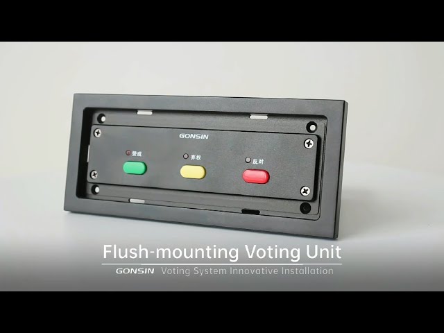 Unité de vote GONSIN avec plusieurs méthodes d'installation