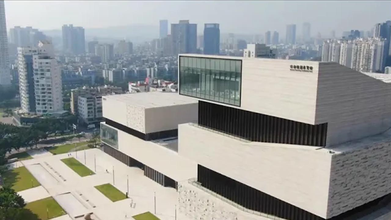 GONSIN appliqué au musée de Zhuhai et au hall d'exposition d'urbanisme