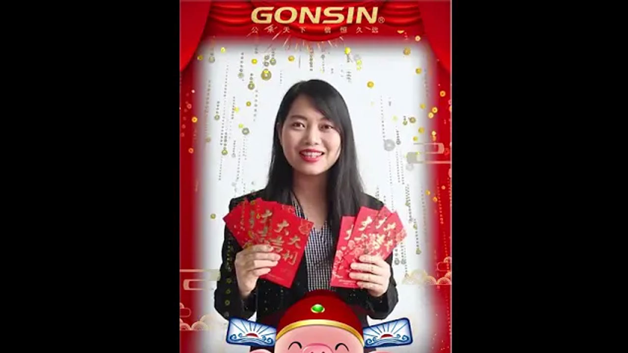 Les gens de GONSIN vous souhaite un joyeux nouvel an chinois