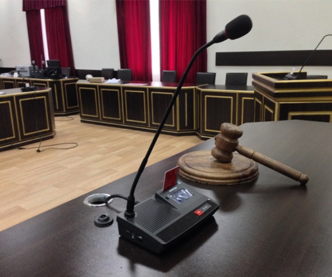 Système audio et vidéo de cour