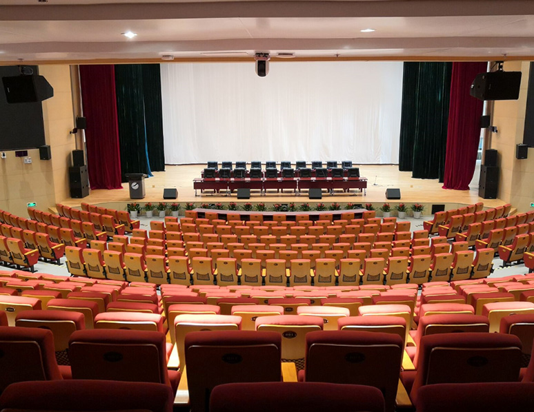 Système audio et vidéo de conférence Gonsin dans le centre de conférence de la ville universitaire de Shenzhen