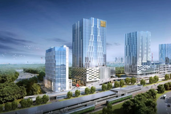 Gonsin utilisé dans le bâtiment Luohu Investment Holdings, Shenzhen