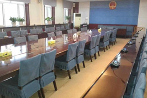 Système de conférence sans fil à double fréquence Gonsin équipé du département des finances de la région autonome du Xinjiang