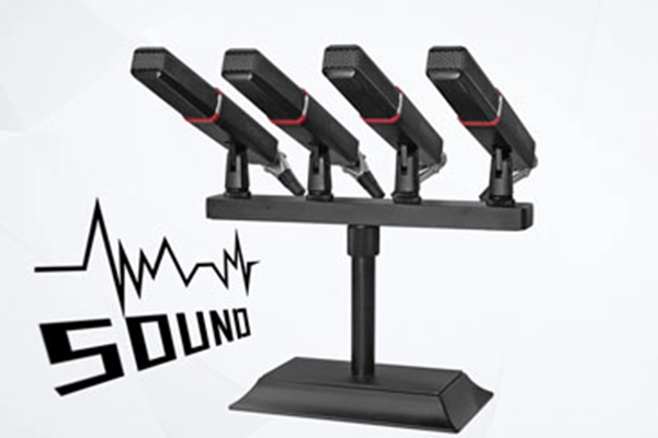 【Unique Et Brillant 】 Microphone court à colonnes rectangulaires de la série Leaders