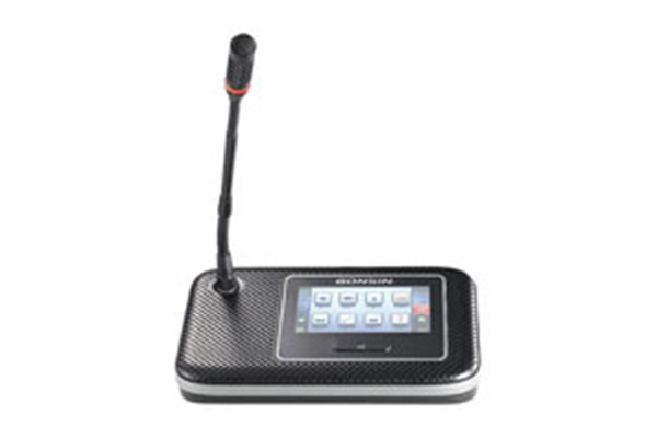 Technologie d'annulation du bruit pour les microphones de discussion de conférence.